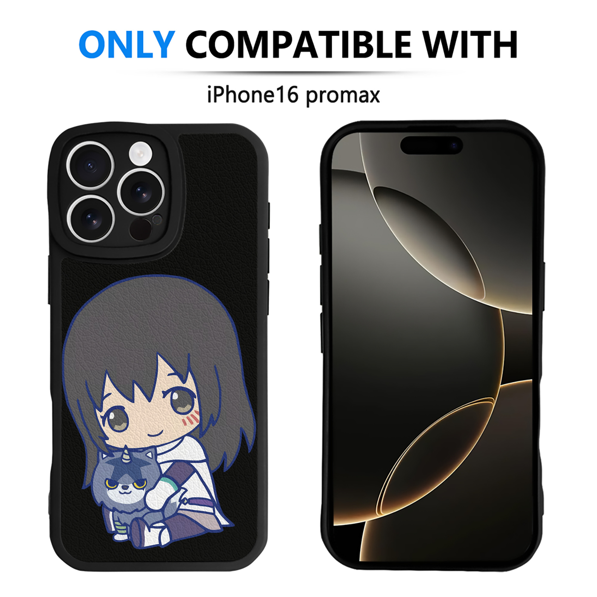（画像用） 転スラ Regarding Reincarnated to Slime 【iPhone 16シリーズ対応】シリコンスマホケース（レザー調） 材質：シリコン